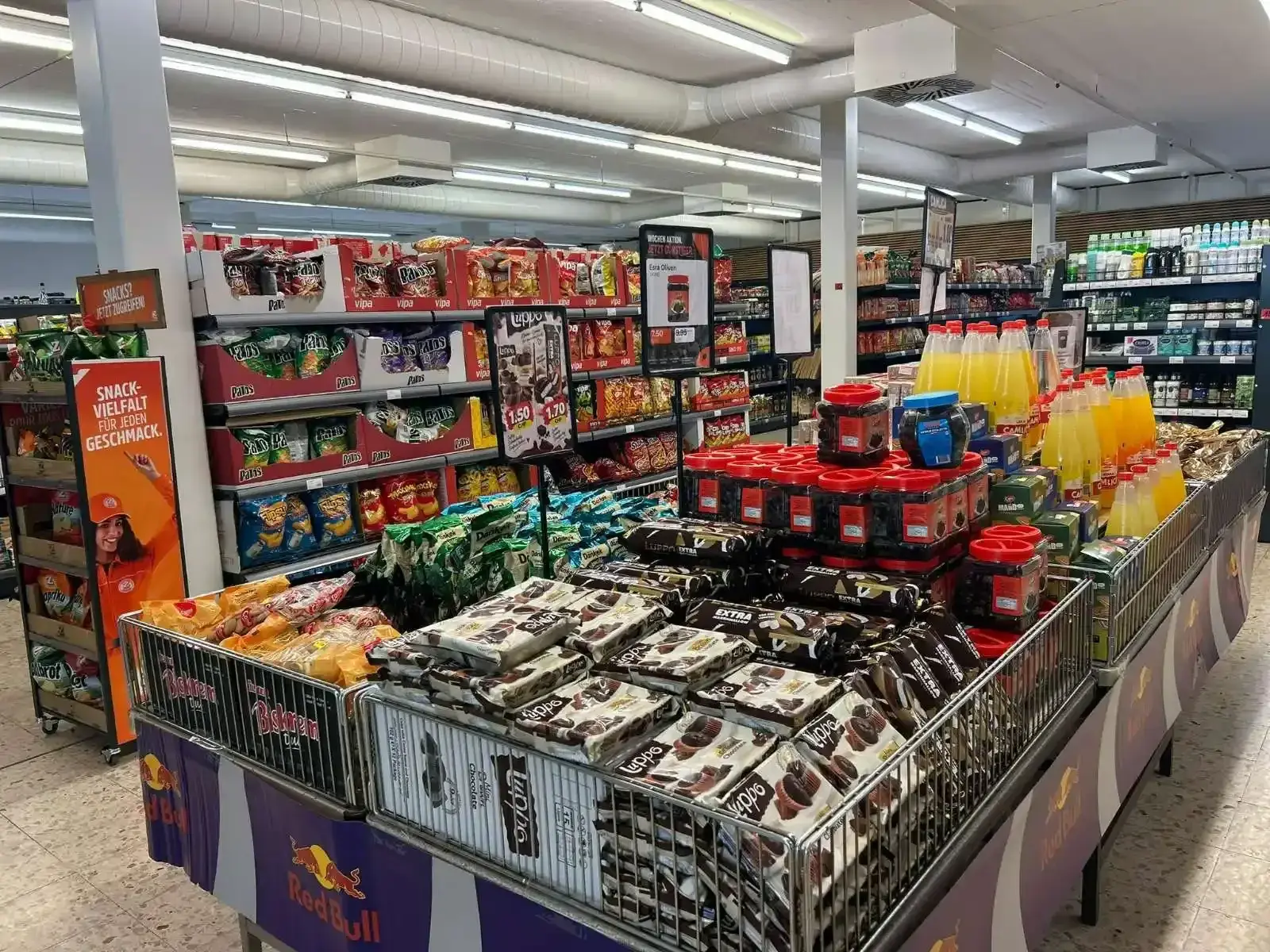 Ali Supermarkt web sitesinden bir kare